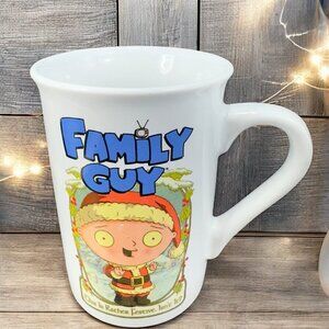 Family Guy Stewie Coffee Mug Cup Ceramic Chis Is Racher Festive Isn’t He? Mug